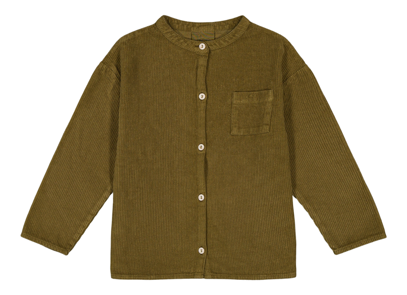 Chemise Jim Corderoy Vert Nutria