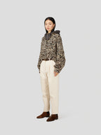 Tasman Seidenbluse mit Leopardenmuster