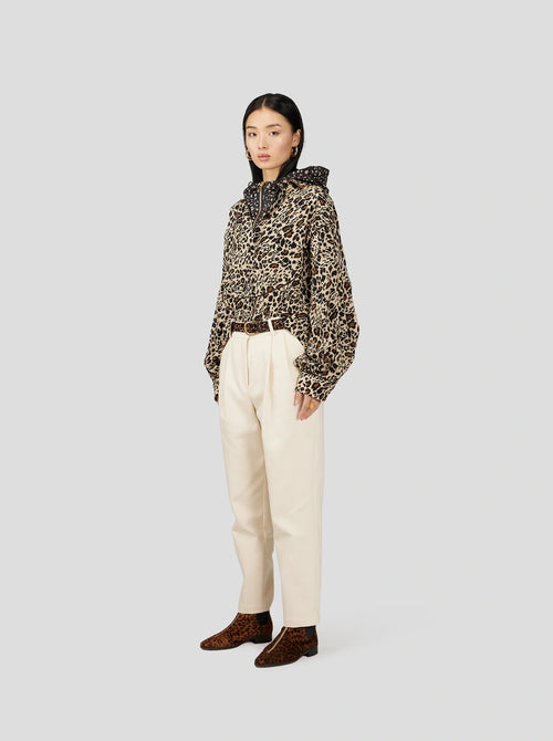 Chemise Tasman À Imprimé Léopard Soyeux