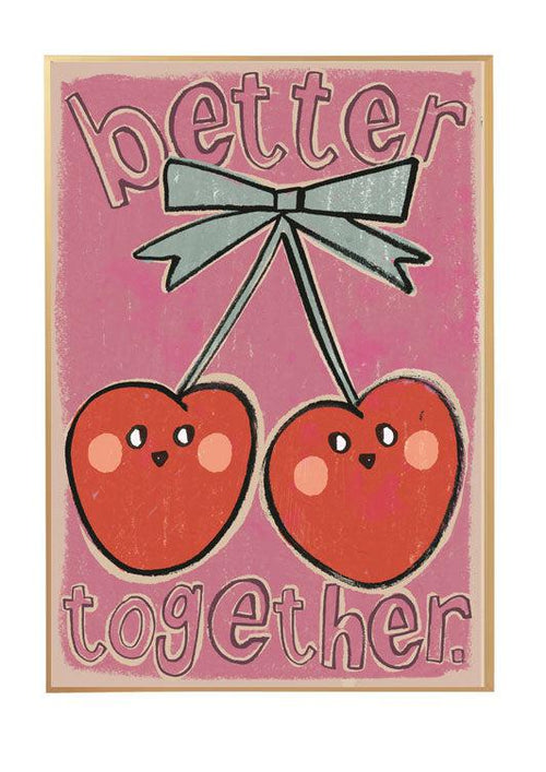 POSTER CHERRIES 50X70CM - studioloco
