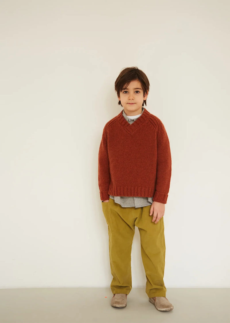 Pantalón lima castaño - Selección caramelo disponible en amaetc.com, concept store eco-friendly para niños