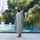 Fouta Chevrons Olive - 100 x 200 cm | Beach Towel