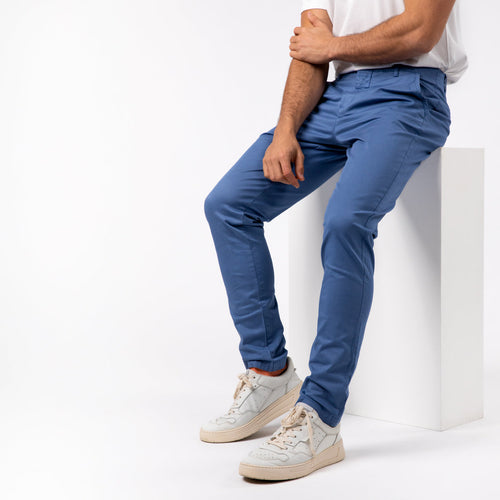Pantalón chino - Azul hielo