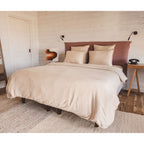 Cotton Sateen Duvet Cover - Beige