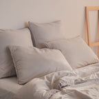 Cotton Sateen Duvet Cover - White