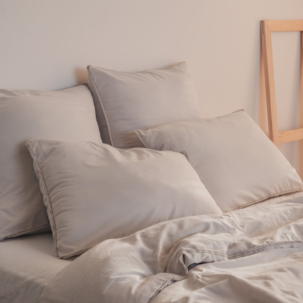 Cotton Sateen Duvet Cover - White