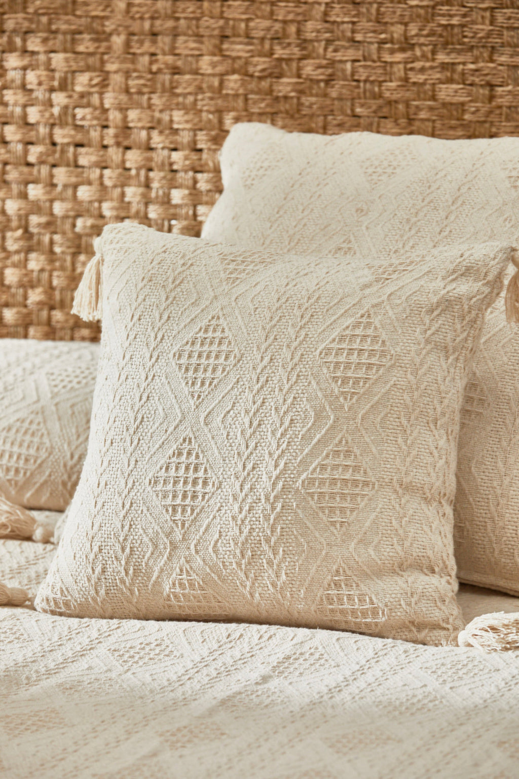 Housse De Coussin Chicago - Écru
