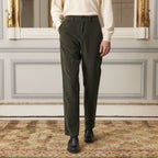 Chino En Velours Vert