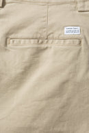 Short Chino Plain Taupe