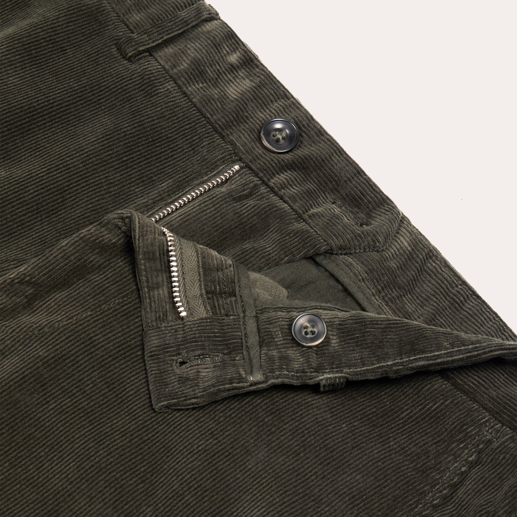 Chino En Velours Vert