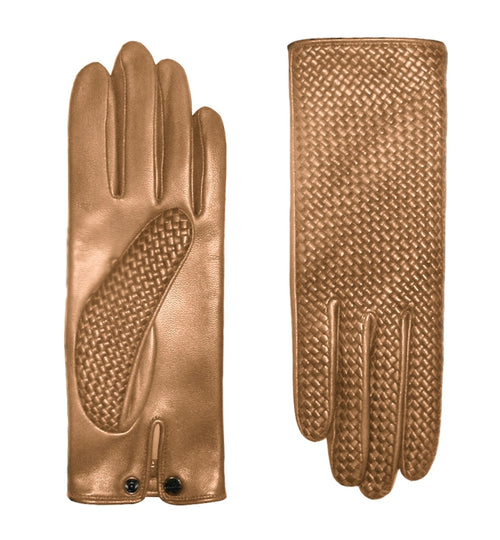 Gants Chloetresse Cuir Doublés Soie - Toscana - Femme