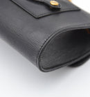Bolso Chloé Mini De Piel Granulada Negra Con Cadena Dorada