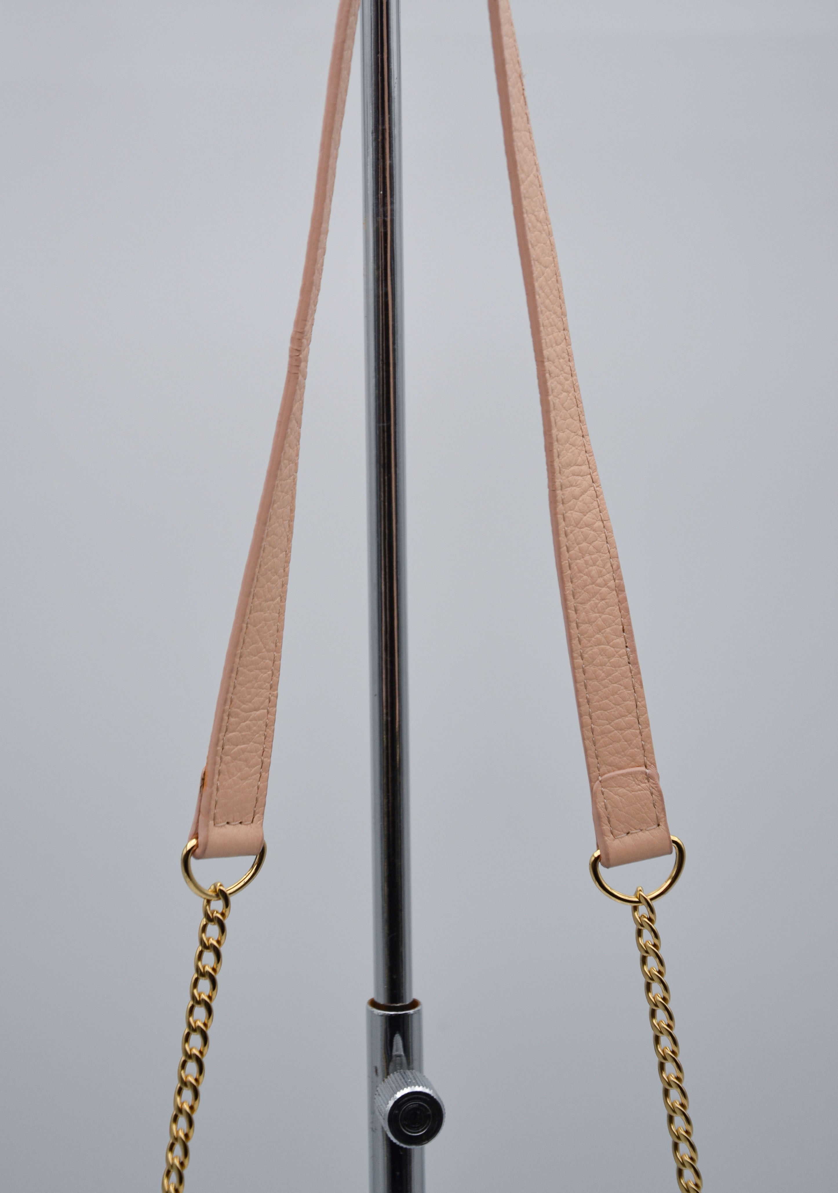 Bolso See By Chloé Wallet On Chain De Piel Granulada Rosa Pastel