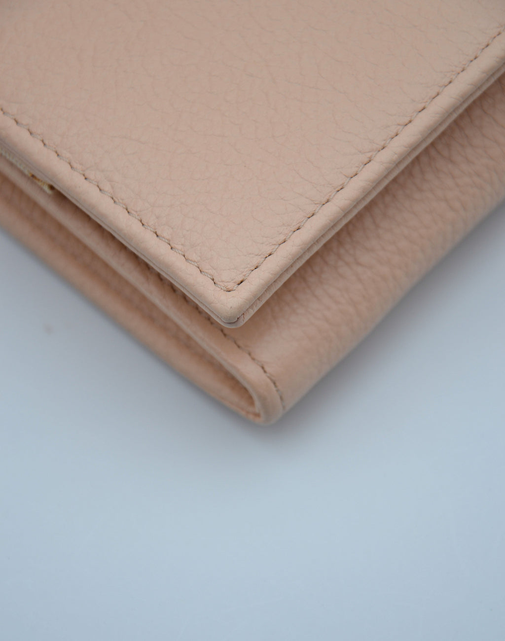 Bolso See By Chloé Wallet On Chain De Piel Granulada Rosa Pastel