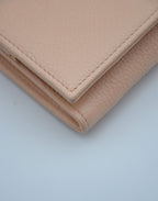 Bolso See By Chloé Wallet On Chain De Piel Granulada Rosa Pastel
