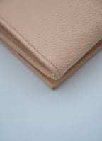 Bolso See By Chloé Wallet On Chain De Piel Granulada Rosa Pastel
