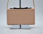 Bolso See By Chloé Wallet On Chain De Piel Granulada Rosa Pastel
