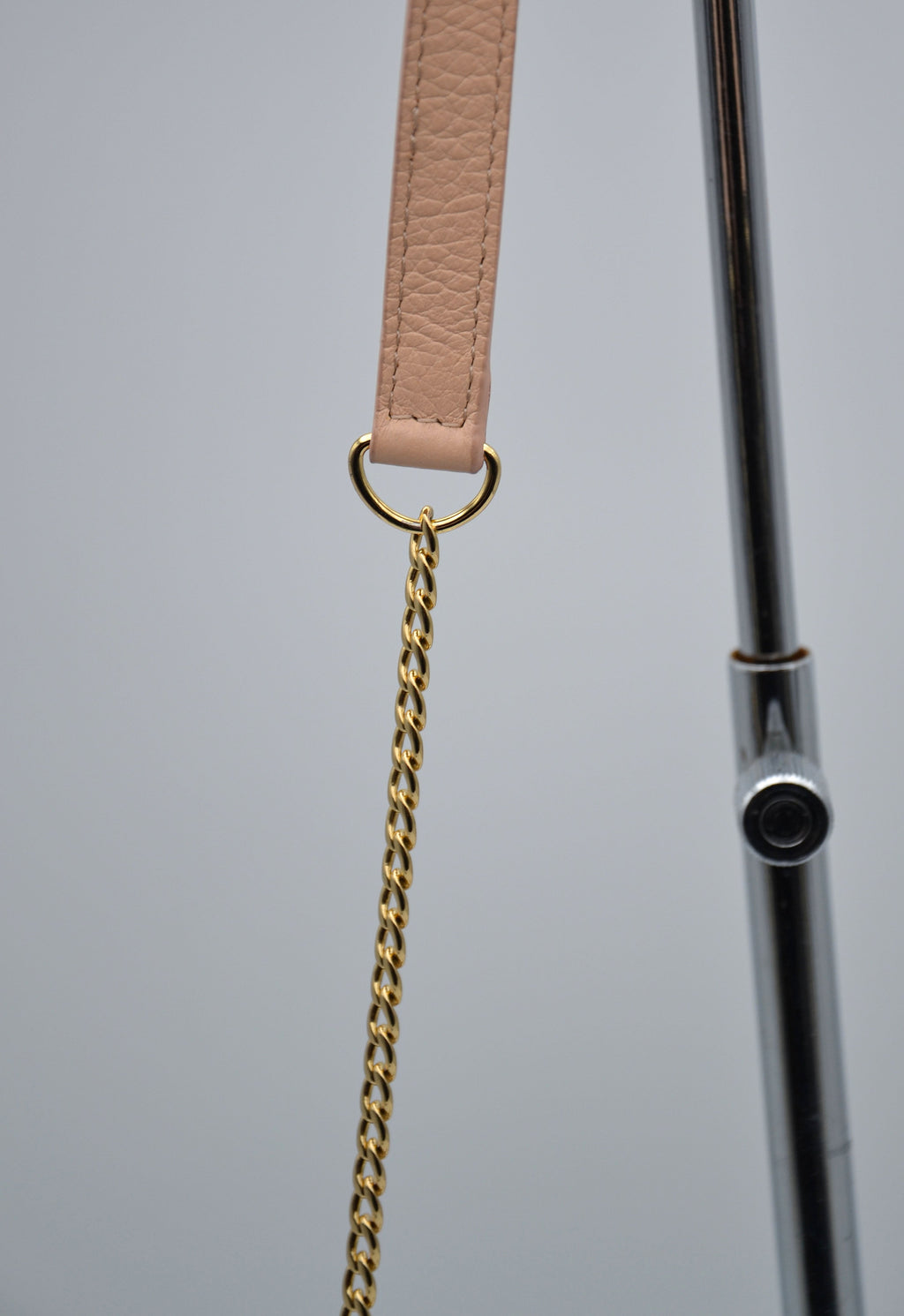 Bolso See By Chloé Wallet On Chain De Piel Granulada Rosa Pastel