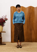 Pull Myosotis - Bleu Jean