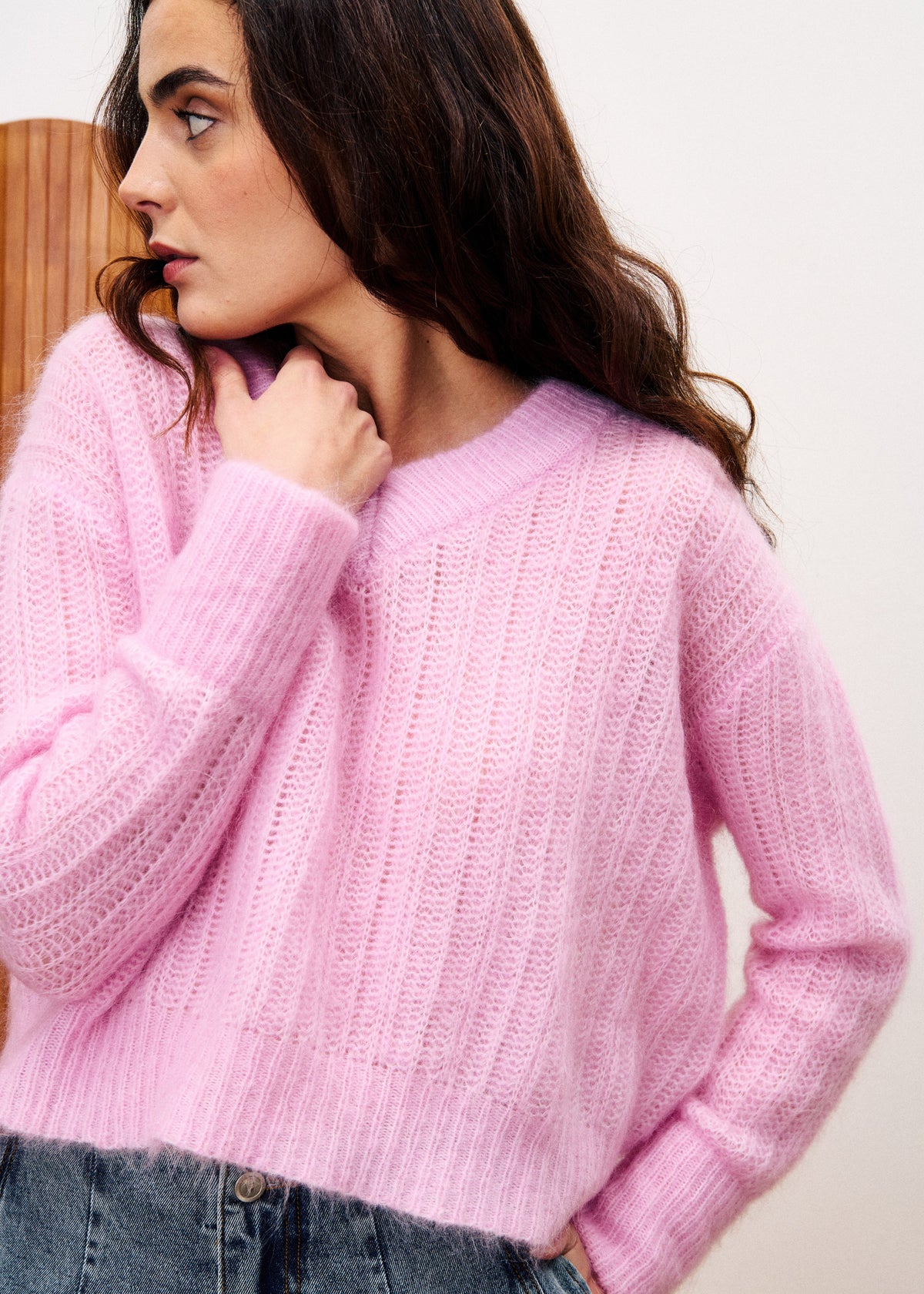 Pull Myosotis - Rose Pale