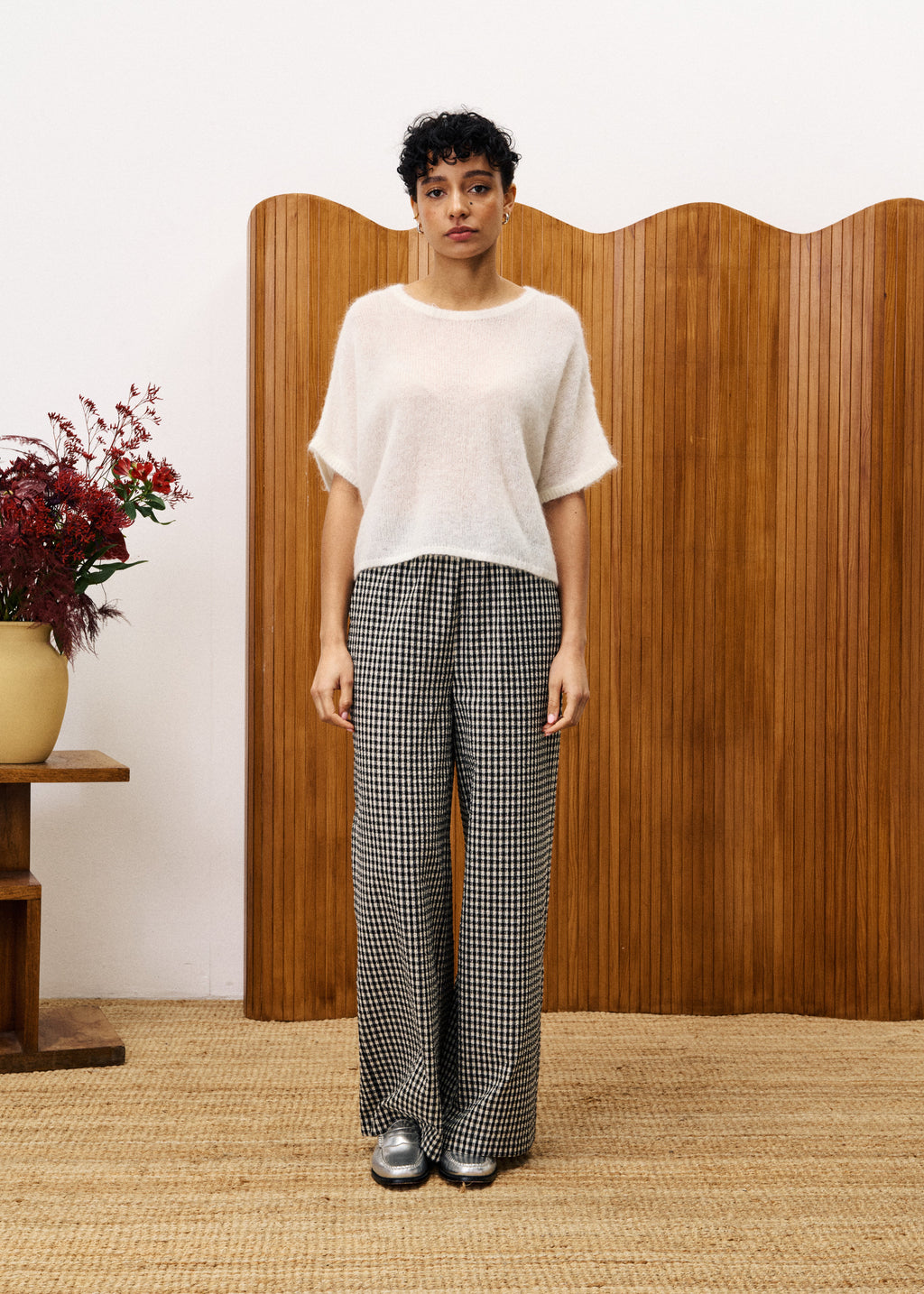 Pull Diamond - Blanc