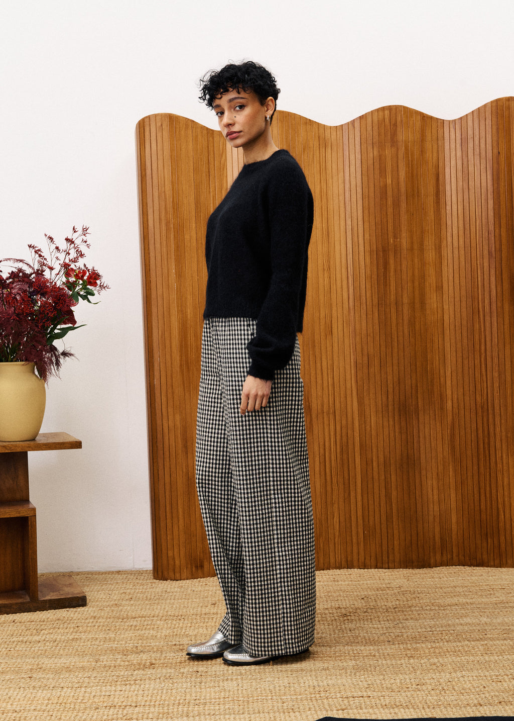 Pull Pivoine - Noir
