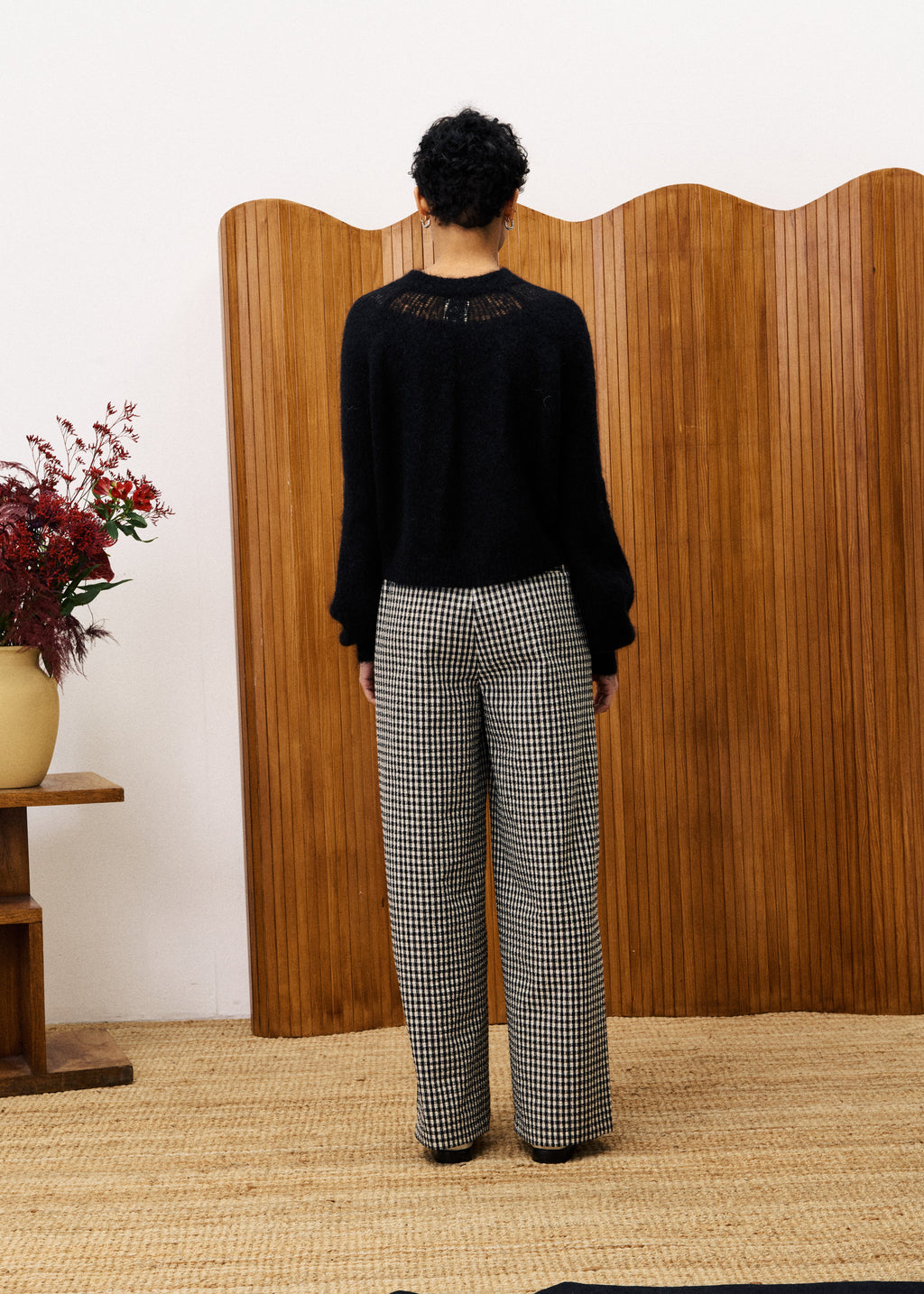 Pull Pivoine - Noir