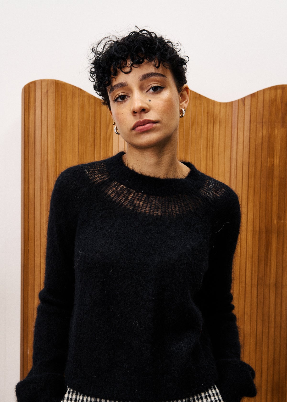 Pull Pivoine - Noir