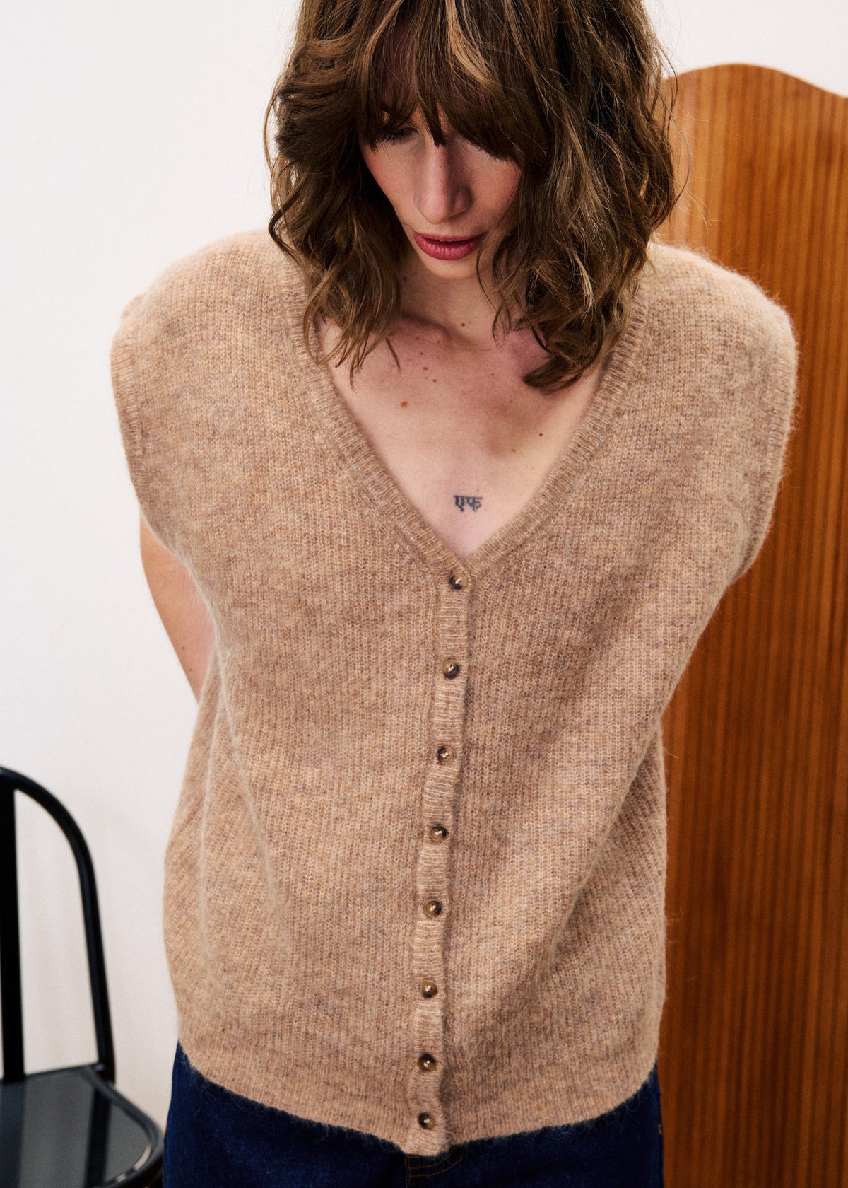Cardigan Kukicha - Beige
