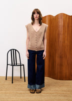 Cardigan Kukicha - Beige
