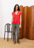 Cardigan Kukicha - Rouge