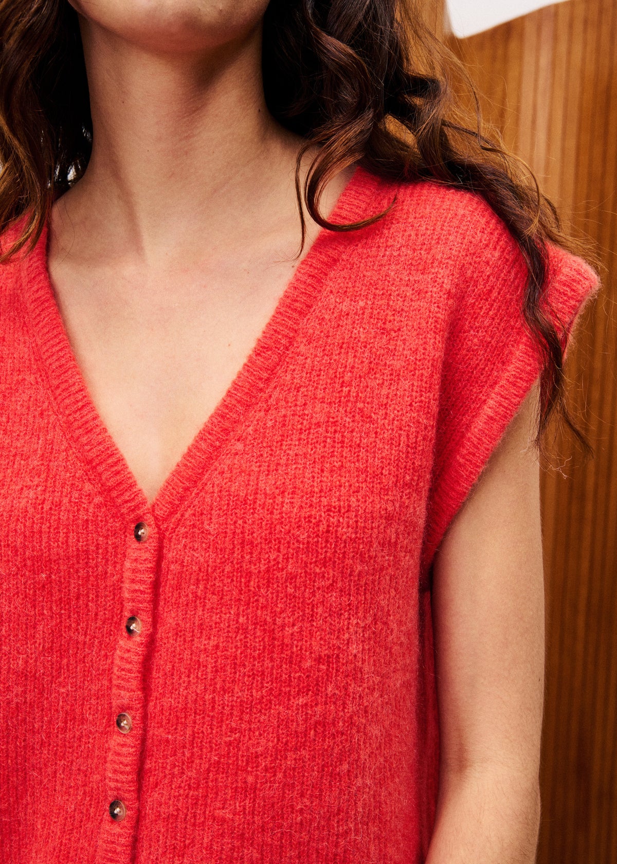 Cardigan Kukicha - Rouge