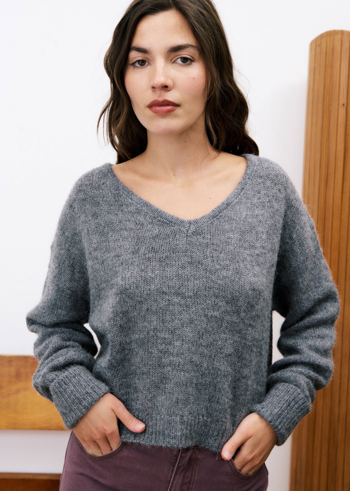 Pull Dickens - Gris