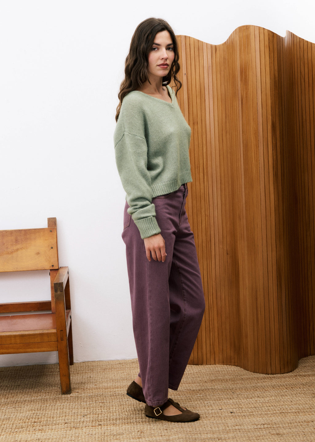 Pull Dickens - Kaki