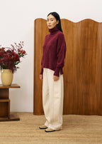 Pull Angelonia - Bordeaux