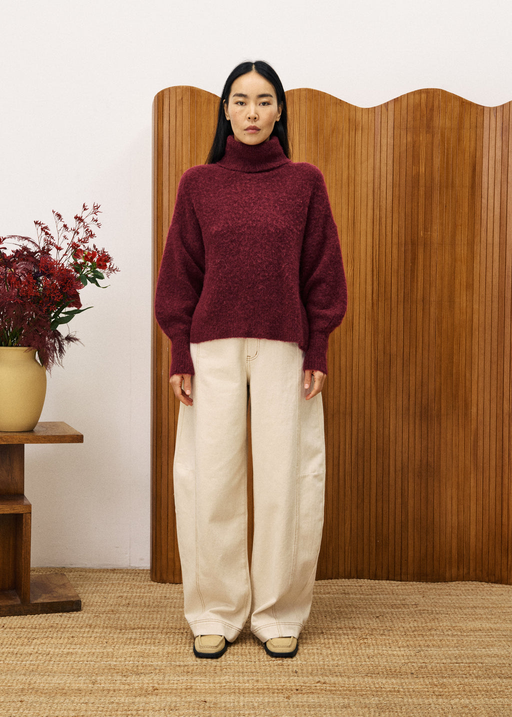Pull Angelonia - Bordeaux