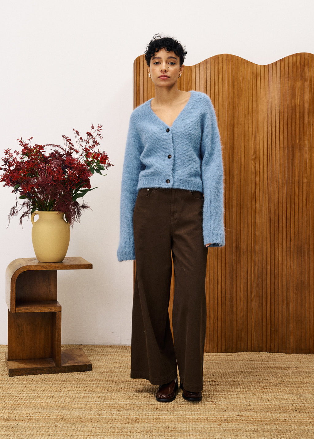 Cardigan Bichon - Bleu Jean