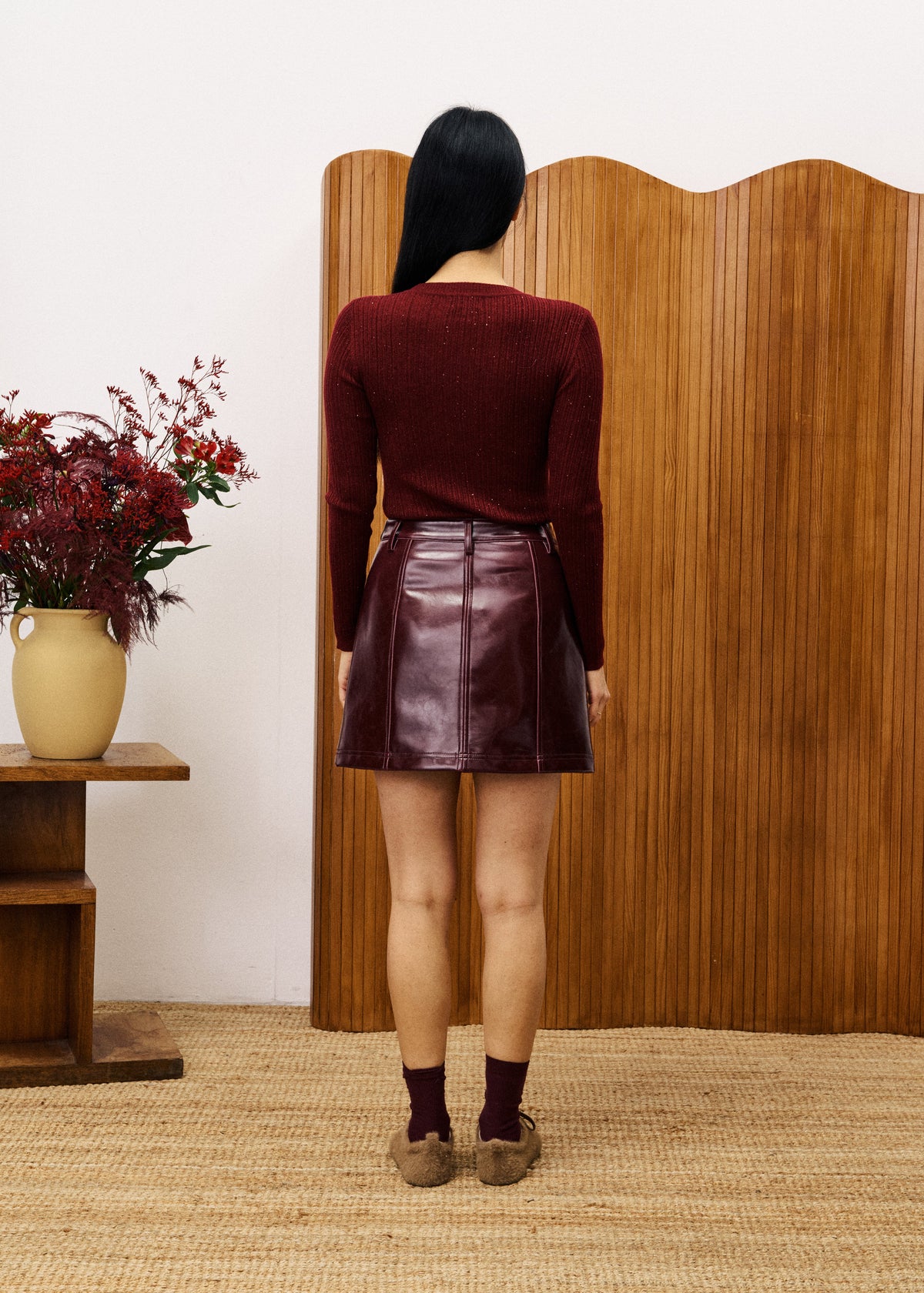 Pull Geranium - Bordeaux