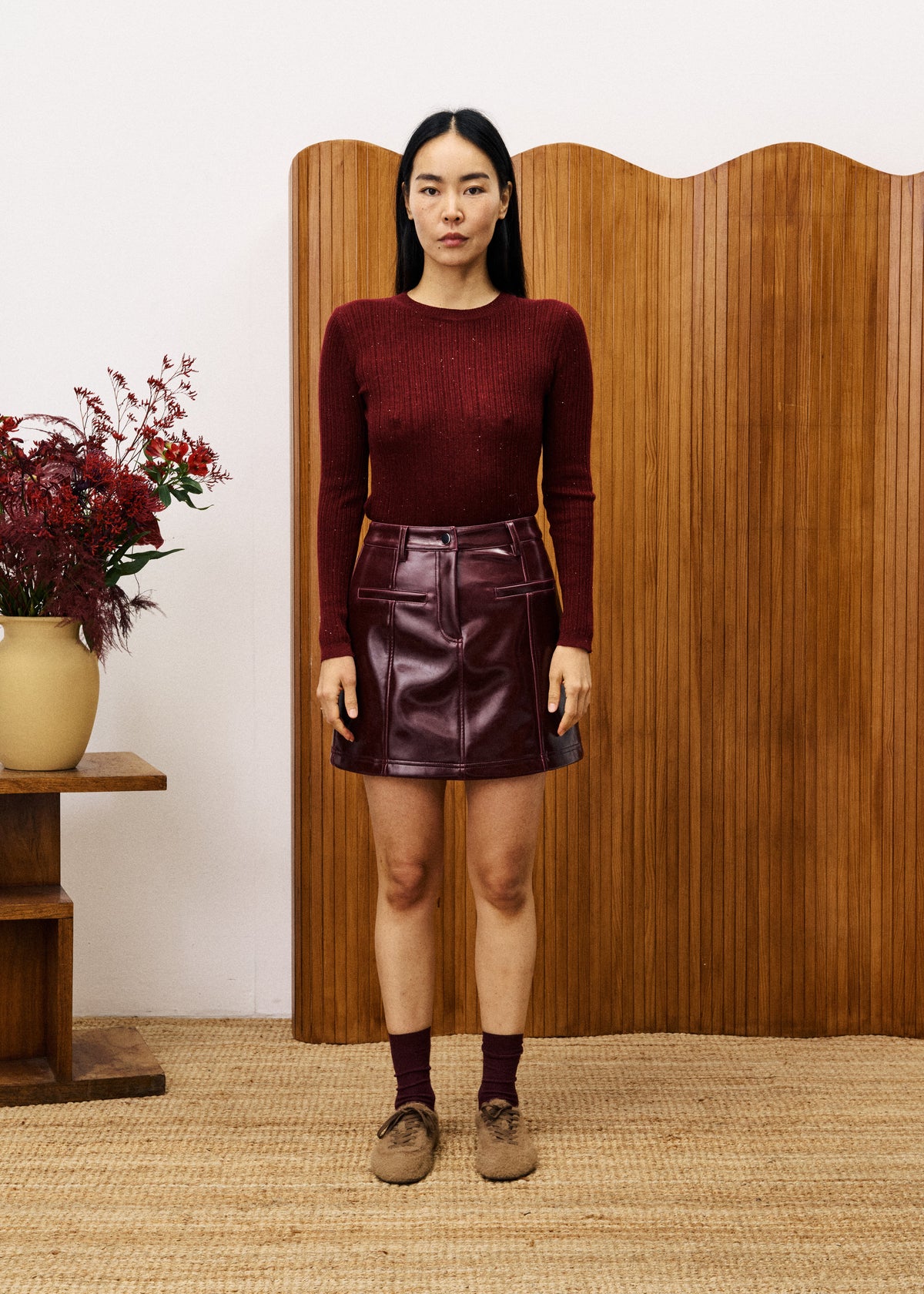 Pull Geranium - Bordeaux