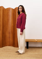 Cardigan Selkirk - Bordeaux