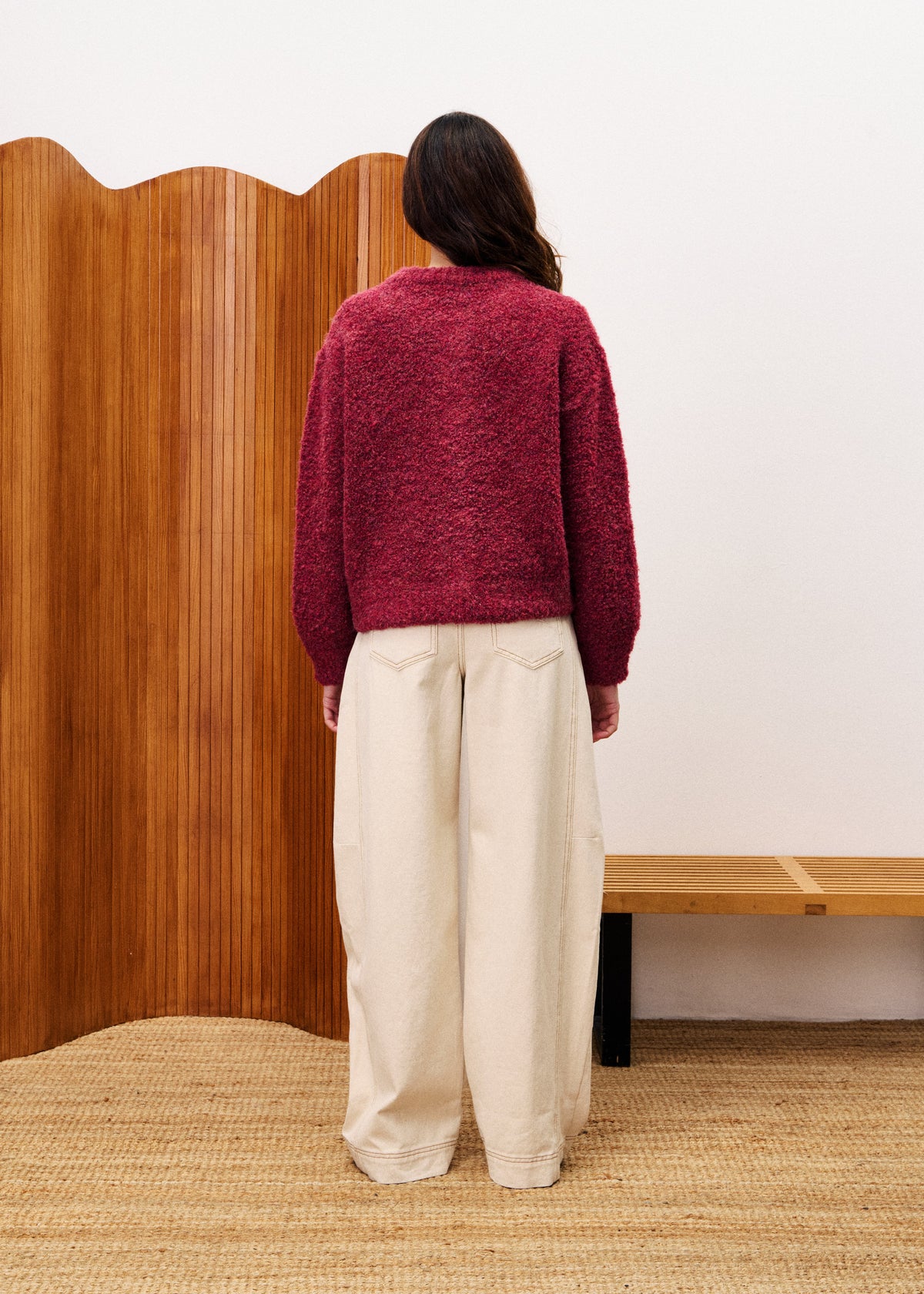 Cardigan Selkirk - Bordeaux