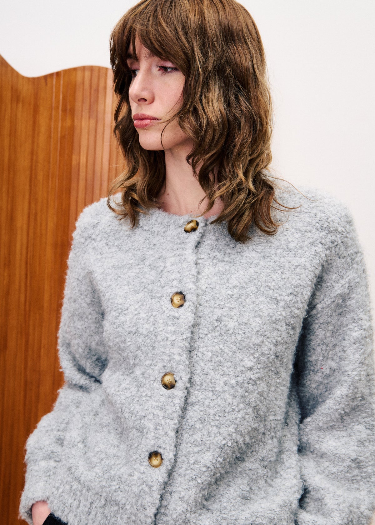 Cardigan Selkirk - Gris