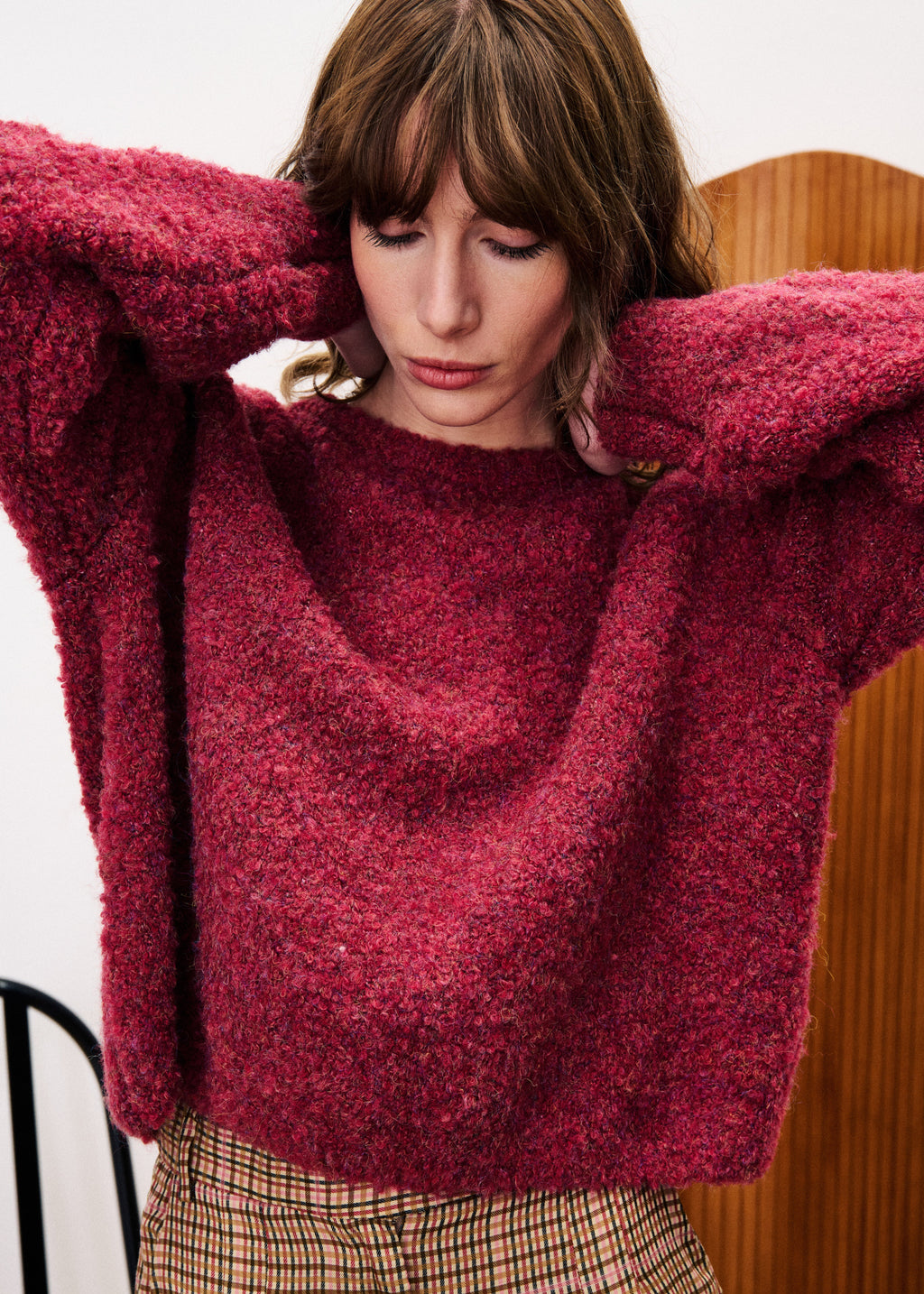 Pull Camelia - Bordeaux