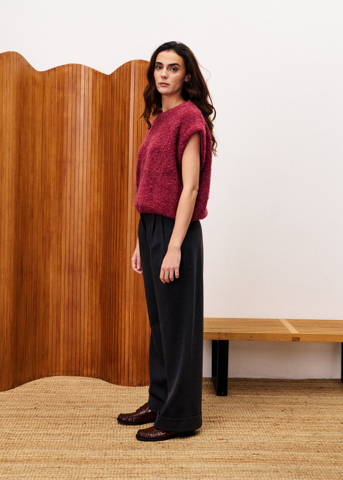 Pull Jasmin - Bordeaux