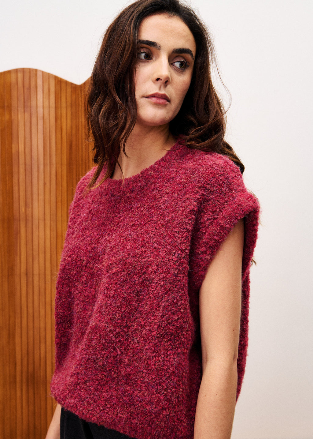 Pull Jasmin - Bordeaux