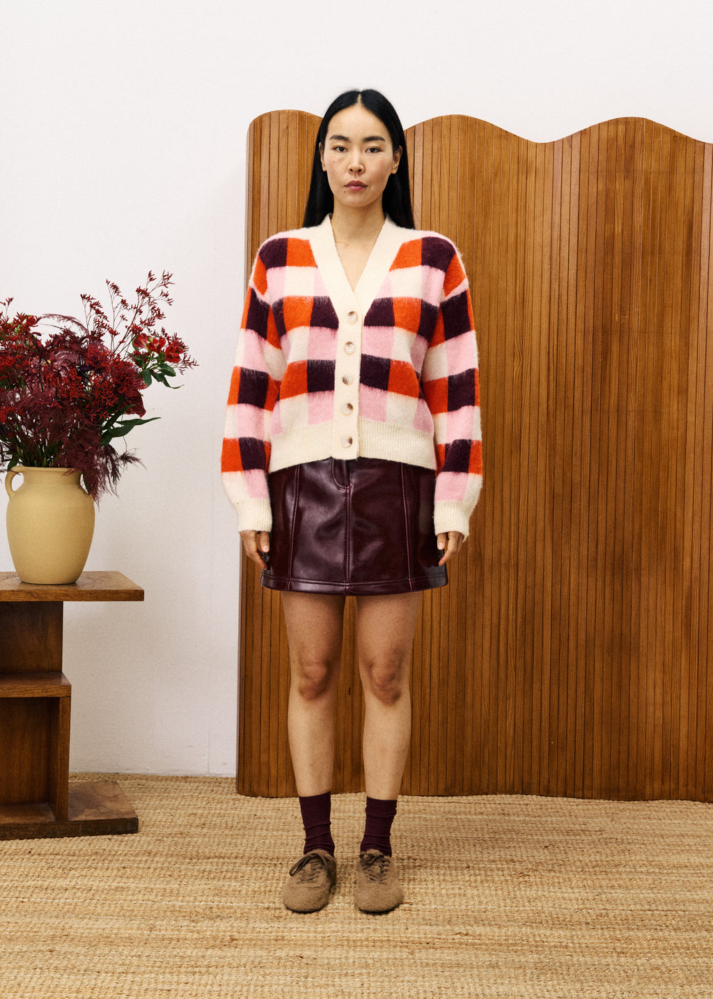 Cardigan Viola - Rose