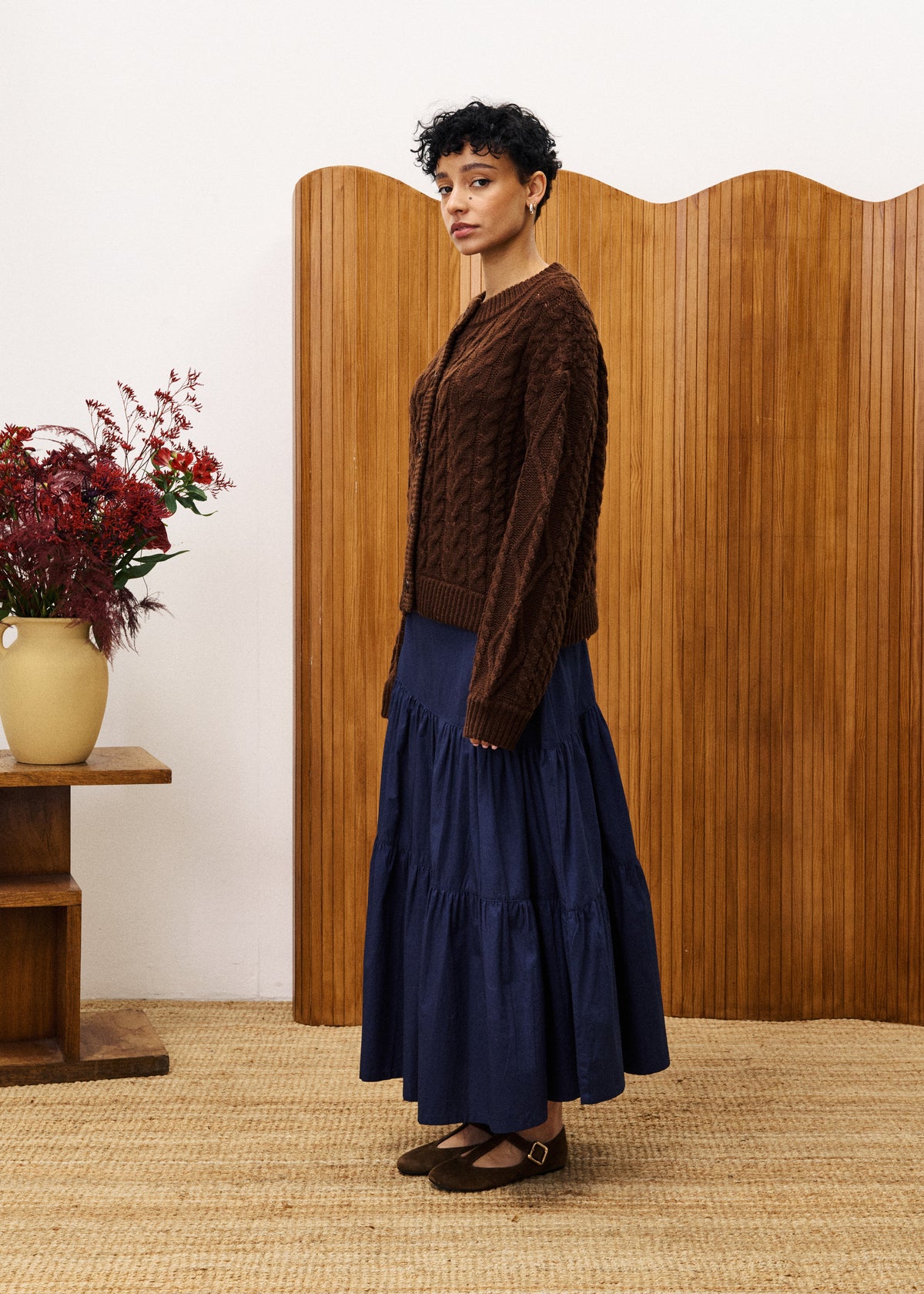 Cardigan Guimauve - Chocolat