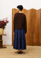 Cardigan Guimauve - Chocolat