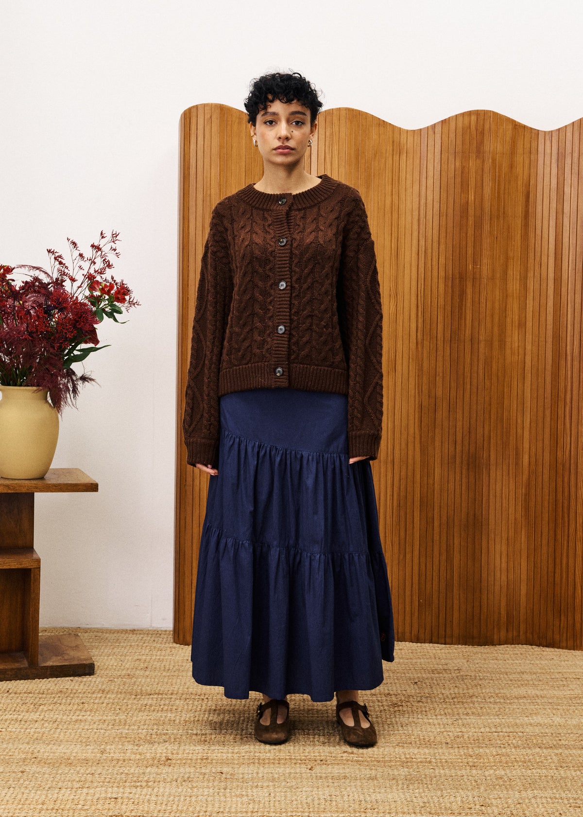Cardigan Guimauve - Chocolat
