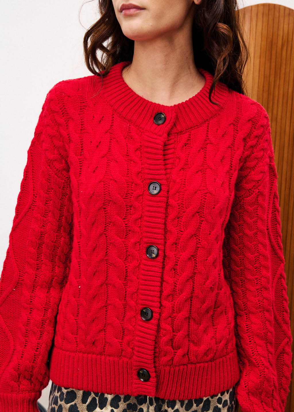 Cardigan Guimauve - Rouge